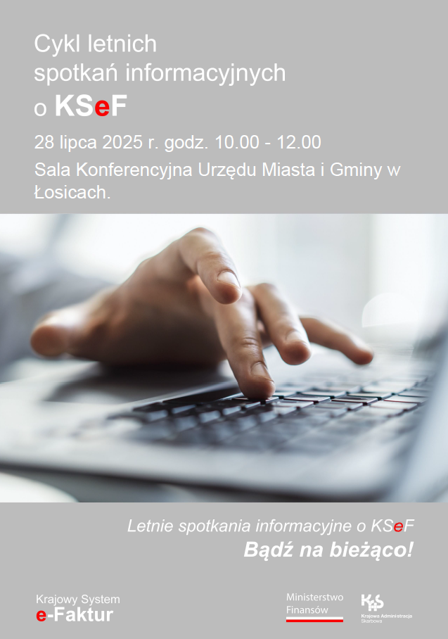 Cykl letnich spotkań informacyjnych o&nbsp;KSeF