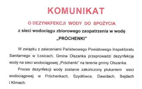 Zdjęcie do KOMUNIKAT