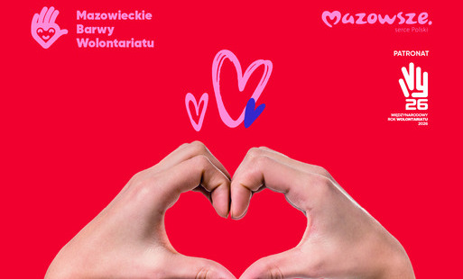 Zgłoś Wolontariusza w konkursie „Mazowieckie Barwy Wolontariatu”